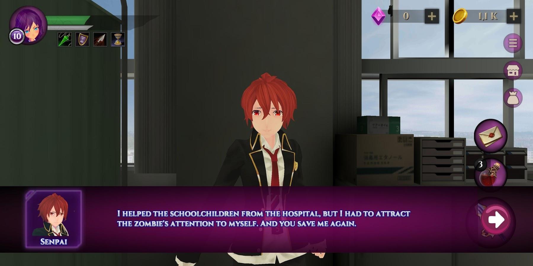 4-Anime High School Zombie Simulator