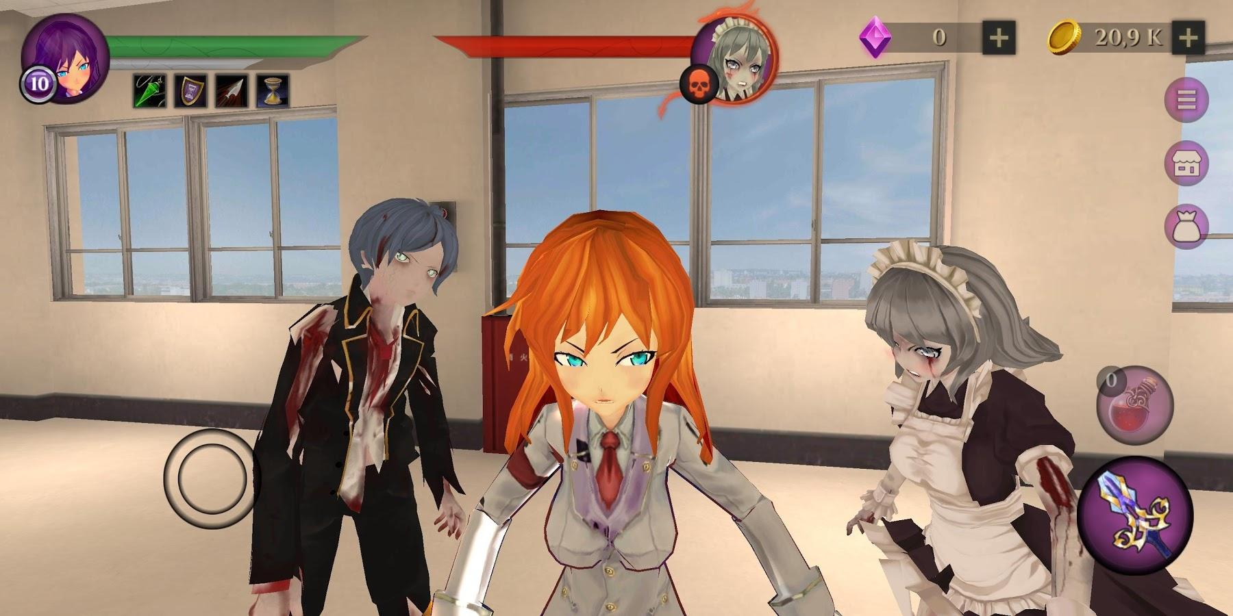 5-Anime High School Zombie Simulator