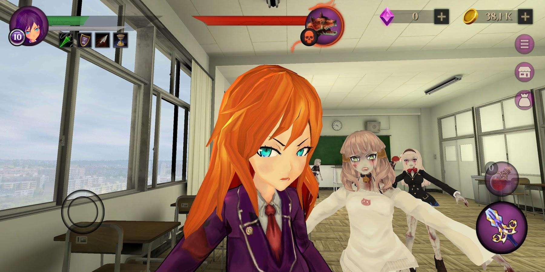 8-Anime High School Zombie Simulator