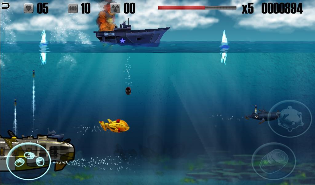 2-Battleship vs Submarine Gold