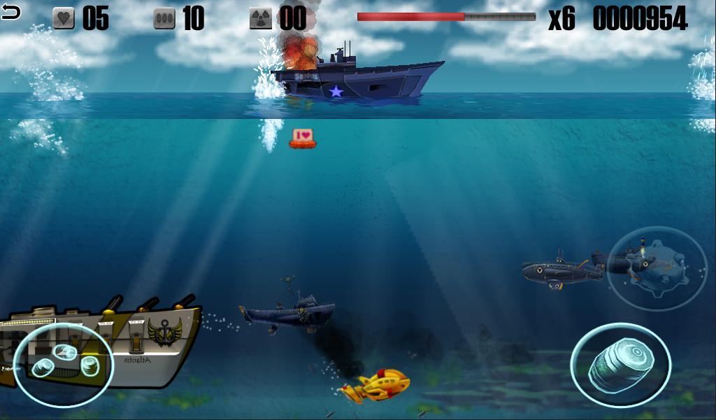 3-Battleship vs Submarine Gold