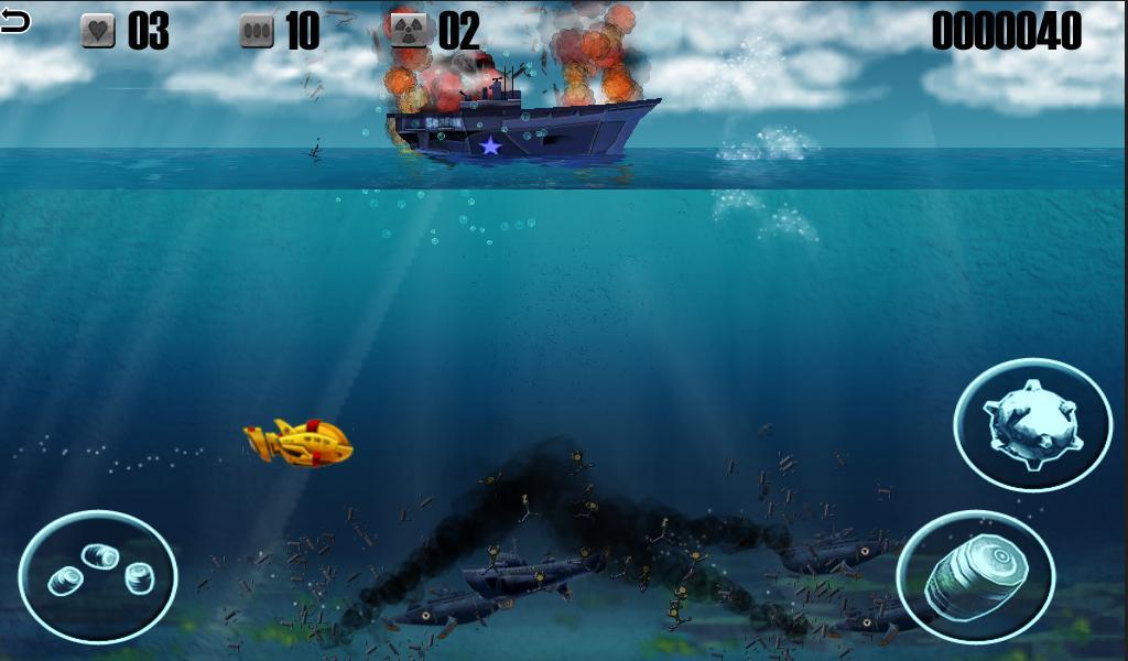 5-Battleship vs Submarine Gold