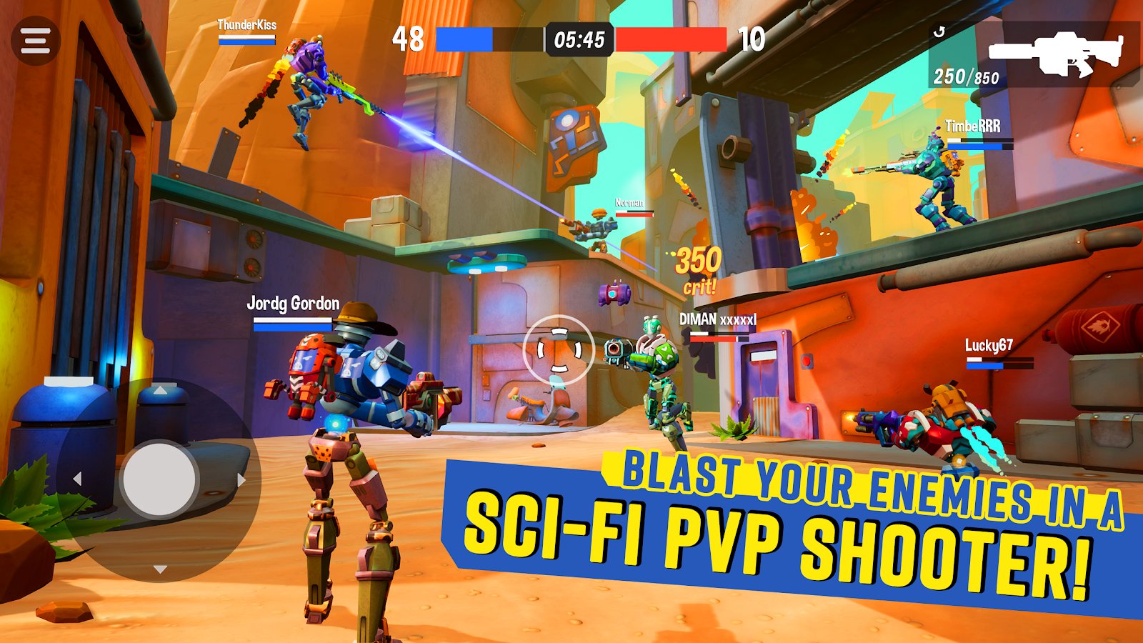1-Bots Blast - Blast your enemies in PvP shooter!
