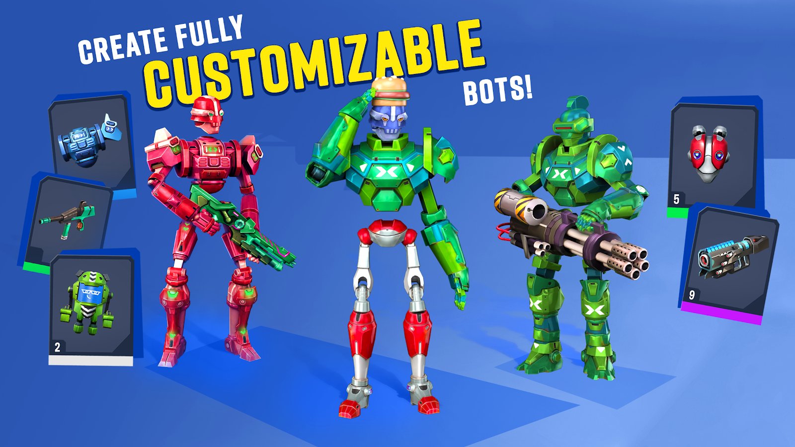 2-Bots Blast - Blast your enemies in PvP shooter!