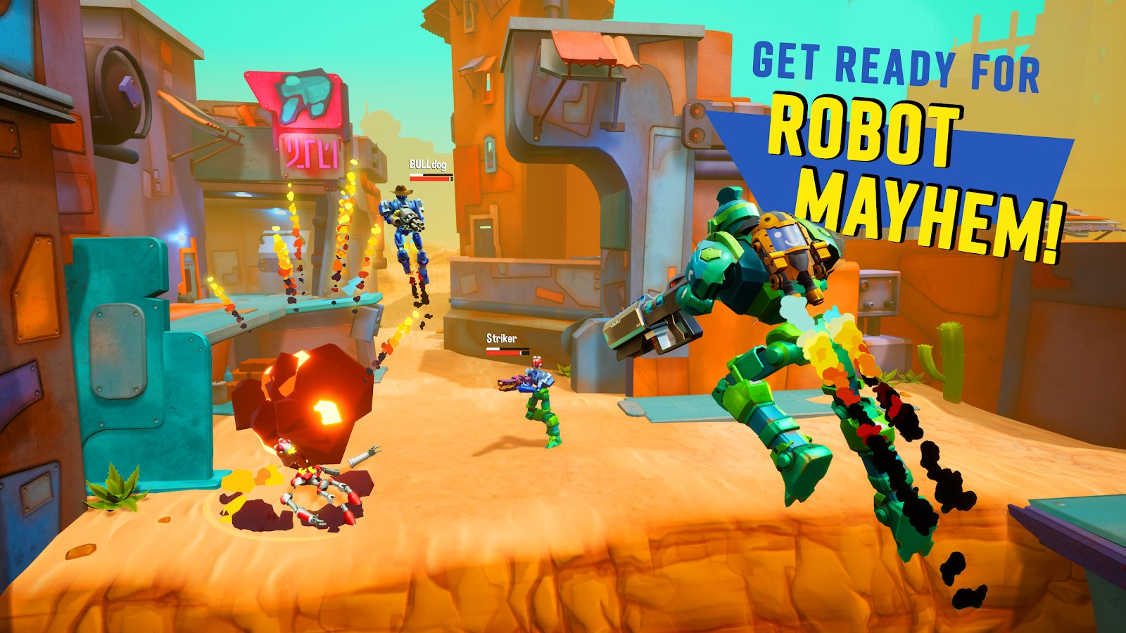 5-Bots Blast - Blast your enemies in PvP shooter!