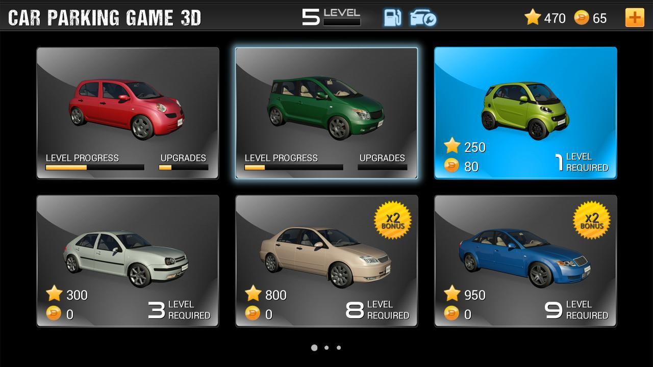 6-Car Parking Game 3D