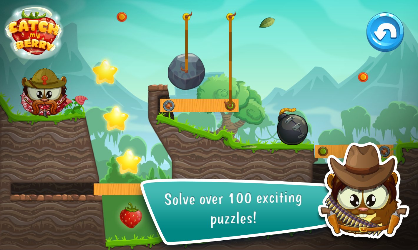 2-Catch My Berry: Physics Puzzle
