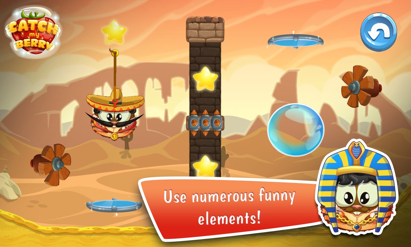 3-Catch My Berry: Physics Puzzle