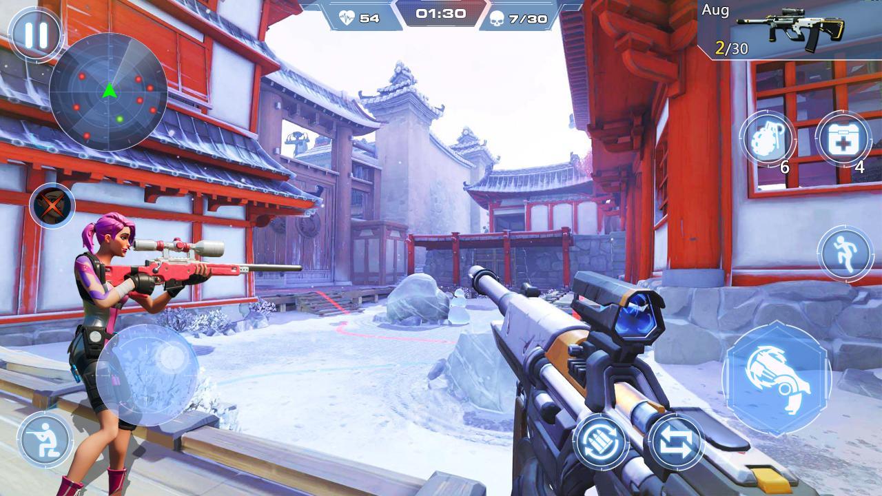 3-Cover Hunter - 3v3 Team Battle