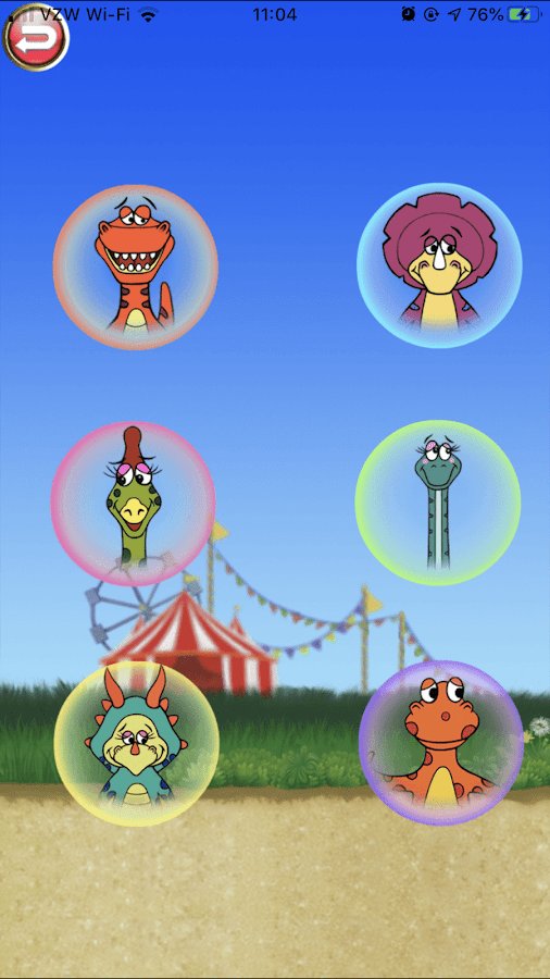 4-Dr. Dino -Bath, dress & potty - Joy Preschool Game