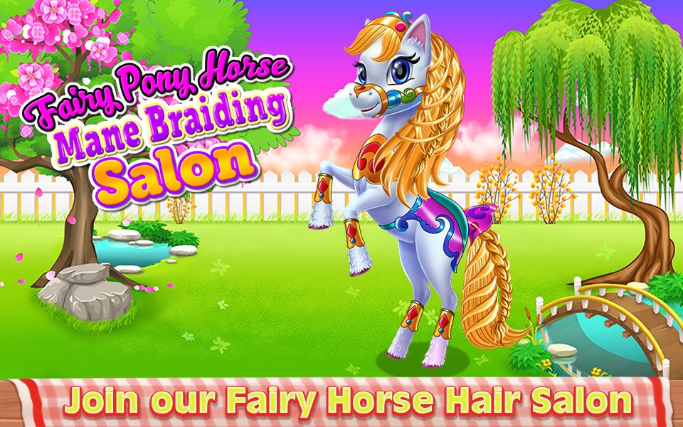 1-Fairy Pony Horse Mane Braiding Salon