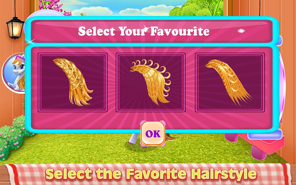 6-Fairy Pony Horse Mane Braiding Salon