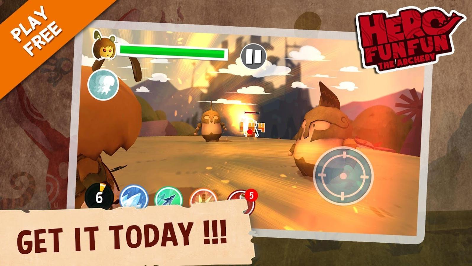 3-Hero Fun Fun : The Archery