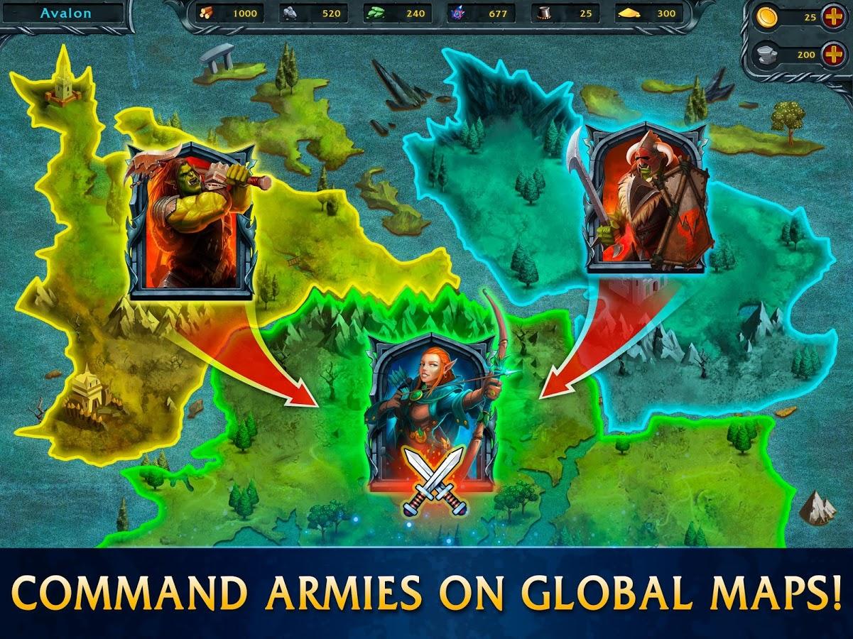 7-Heroes of War Magic. Turn-based strategy