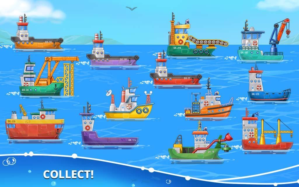 6-Island Game. Building a House. Kids Games for Boys