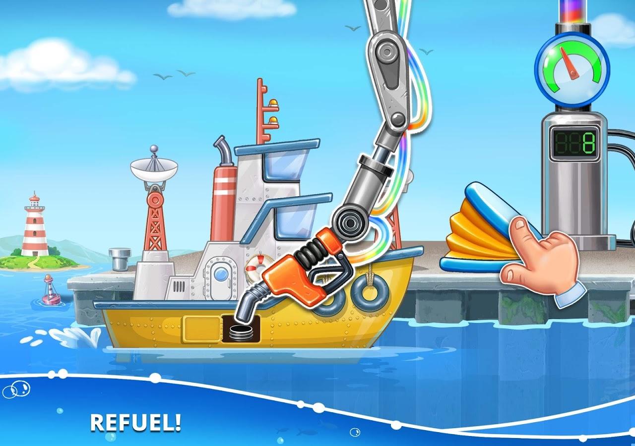 9-Island Game. Building a House. Kids Games for Boys