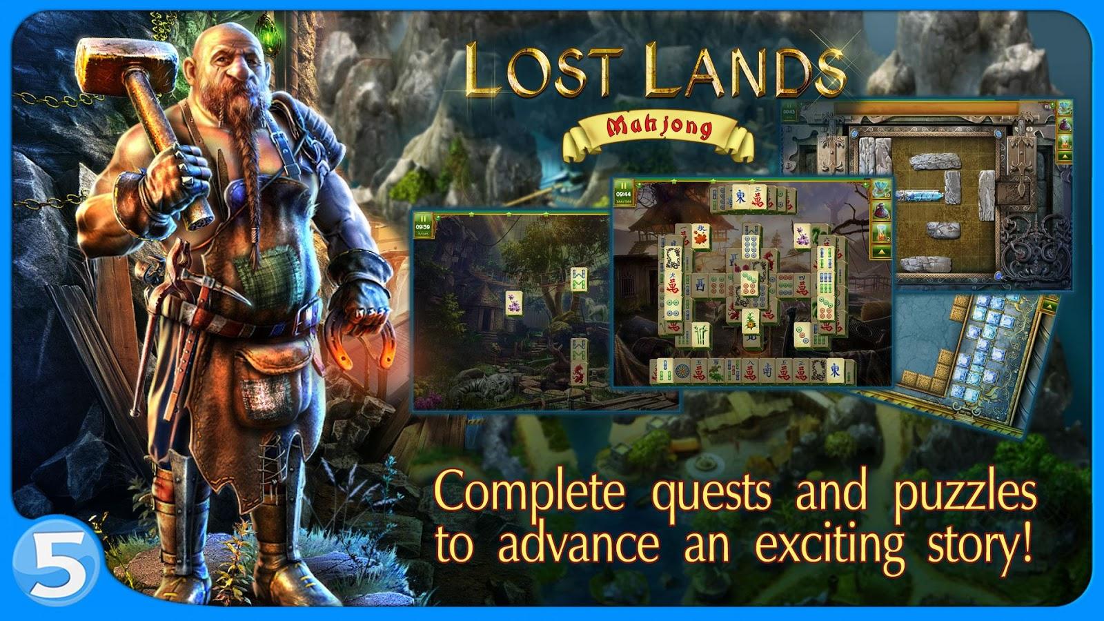 2-Lost Lands: Mahjong Premium