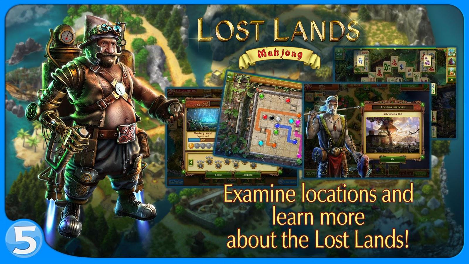 3-Lost Lands: Mahjong Premium
