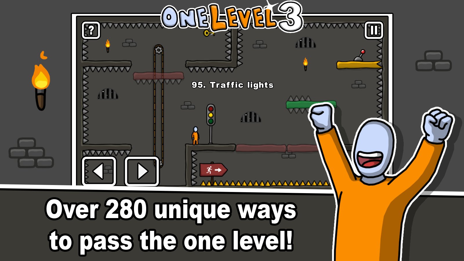 2-One Level 3: Stickman Jailbreak