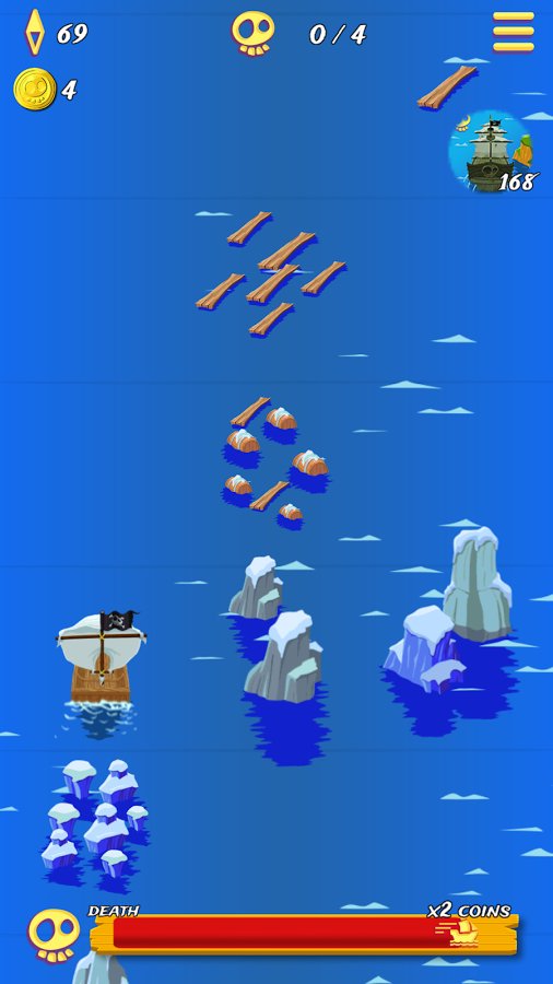 3-Pirate Ships - Sailing Endless