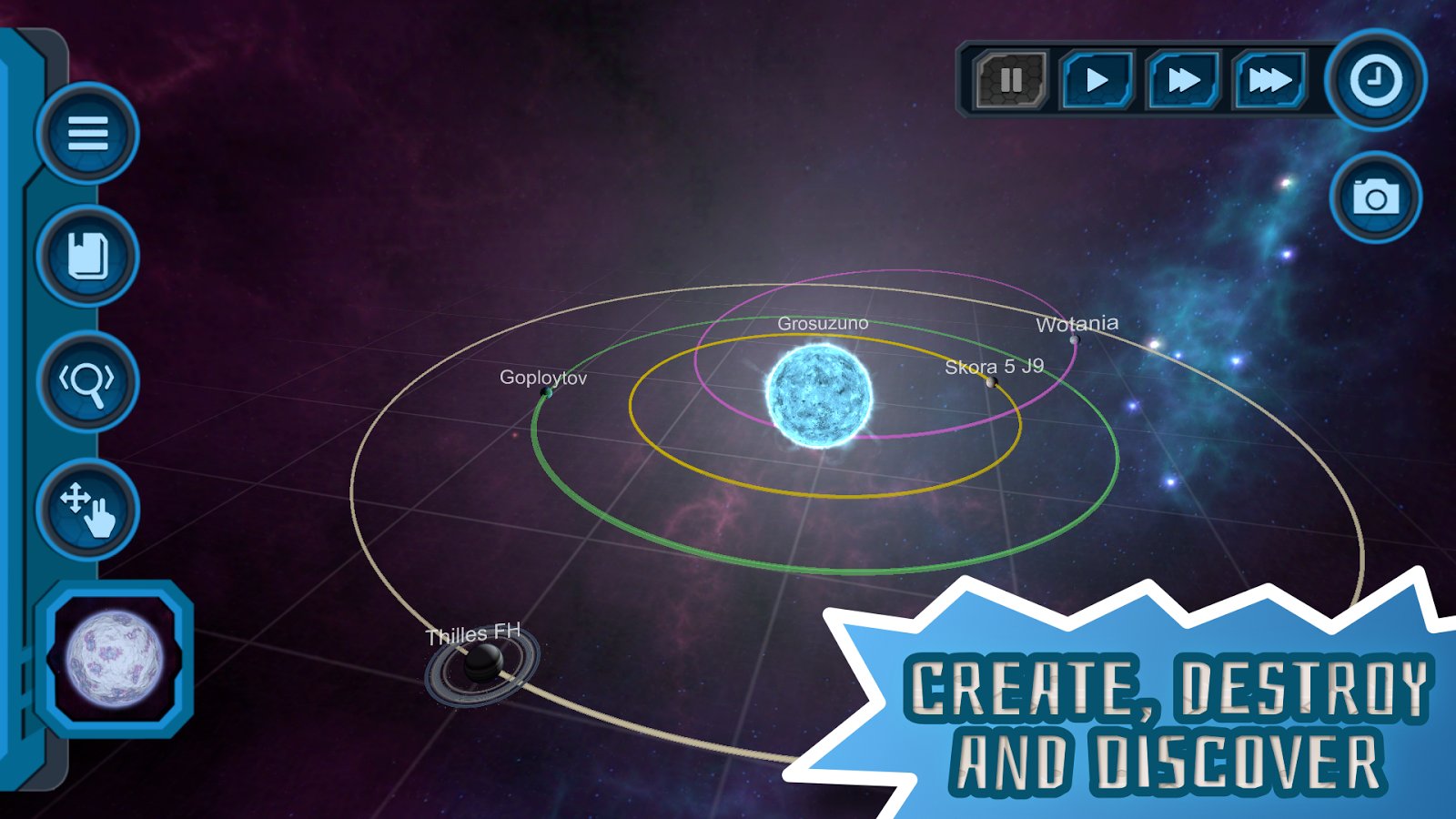 2-Pocket Universe - a 3D Gravity Sandbox