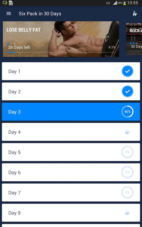 7-Six Pack in 30 Days - Abs Workout