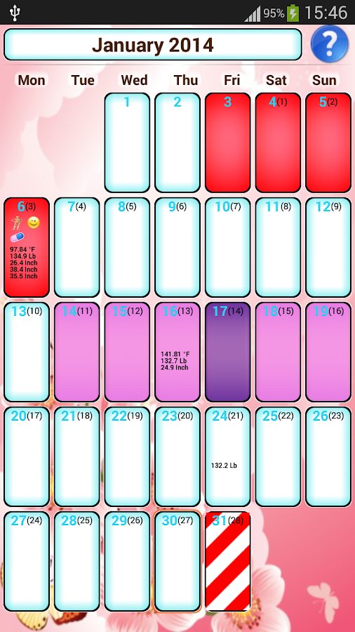 3-Woman diary ID:calendar