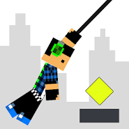 Pixel Rope Endless Rope Swing