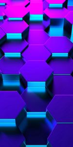 3D,Backlight,Illumination,Rendering,Form,Hexagons