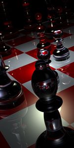 3D,Shapes,Board,Shape,Glass,Chess