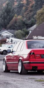 E34,532I,Bmw,Vue Arrière,Voitures,Tuning