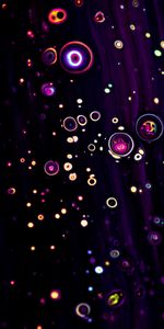 Abstract,Dark,Paint,Bubbles,Liquid