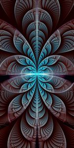 Abstract,Glow,Symmetry,Pattern,Fractal