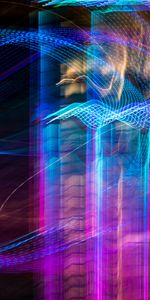 Abstract,Long Exposure,Spiral,Glow,Neon