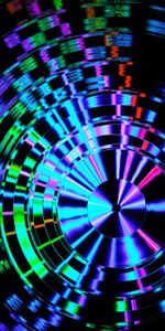 Abstract,Motley,Blur,Smooth,Iridescent,Circle,Multicolored