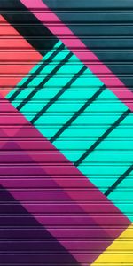 Abstract,Motley,Paint,Streaks,Multicolored,Wall,Stripes