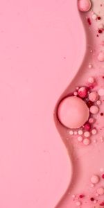 Abstract,Pink,Wavy,Balls