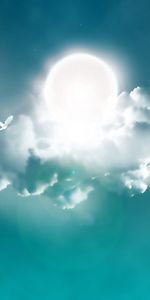 Abstract,Sun,Cloud,Dove