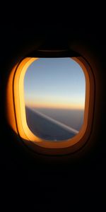 Airplane,Dark,Window,Porthole,Plane