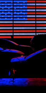 America,Cars,Dark,Flag,Neon