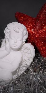 Angel,Statuette,Holidays,Shine,Star,Brilliance