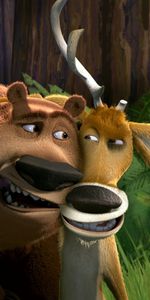 Animals,Deers,Bears,Cartoon