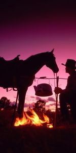 Animals,Landscape,People,Horses