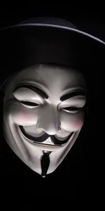 Anonymous,Miscellanea,Hat,Miscellaneous,Dark,Mask