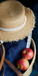 Apples,Miscellaneous,Hat,Clothing,Fruits,Miscellanea