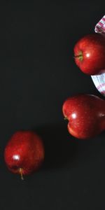 Apples,Ripe,Towel,Fruits,Minimalism