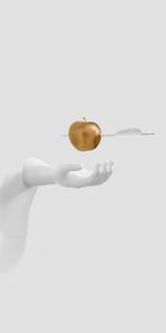 Arrow,Hand,Miscellanea,Miscellaneous,Sculpture,Minimalism,Apple