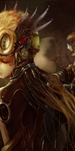 Art,Armor,Armour,Steampunk,Guy,Girl,Mask