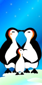 Arte,Amor,Una Familia,Familia,Pingüinos