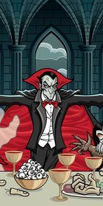 Halloween,Le Banquet,Fête,Dracula,Un Vampire,Vampire,Art,Citrouille